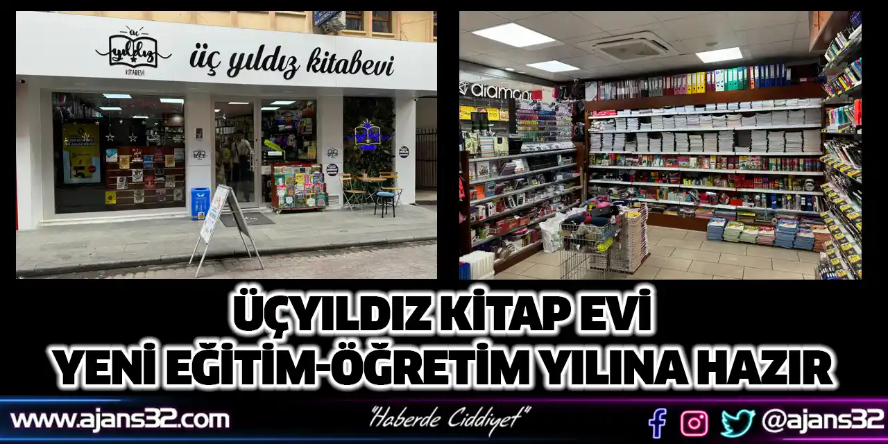 Üçyıldız Kitap Evi Yeni Eğitim-Öğretim Yılına Hazır