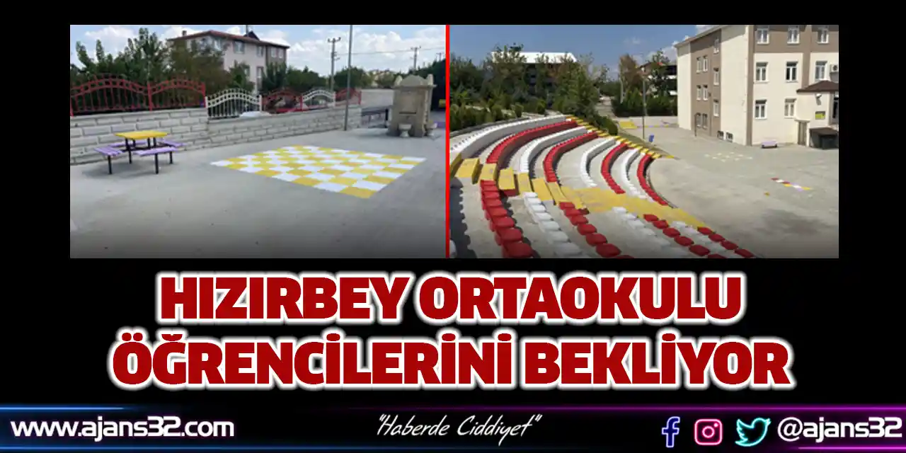 Hızırbey Ortaokulu Öğrencilerini Bekliyor