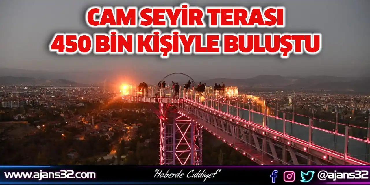 Cam Seyir Terası 450 Bin Kişiyle Buluştu