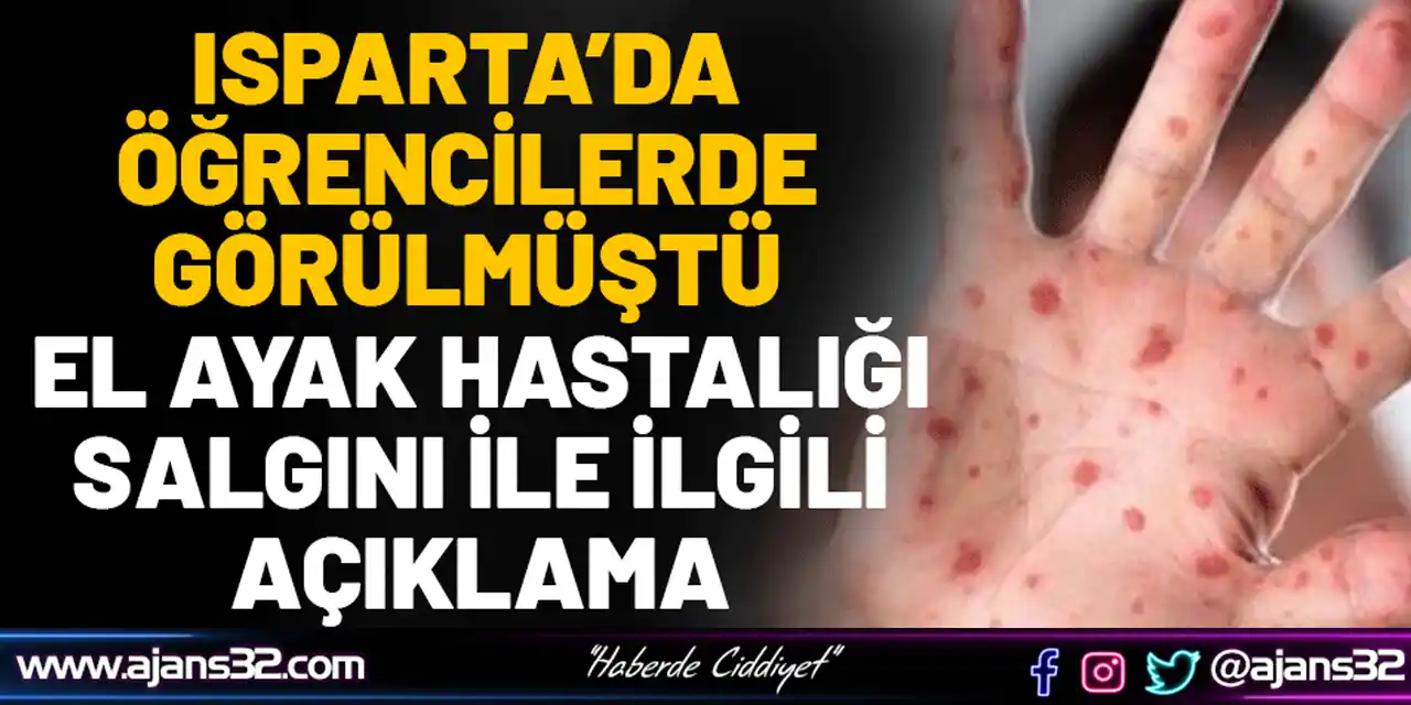 11 Çocukta El Ayak Hastalığı Görüldü