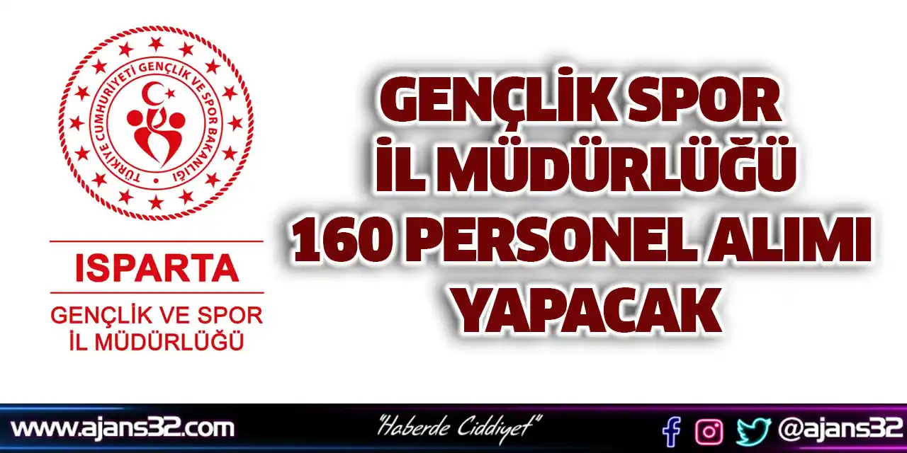 Gençlik Spor İl Müdürlüğü Personel Alımı Yapacak