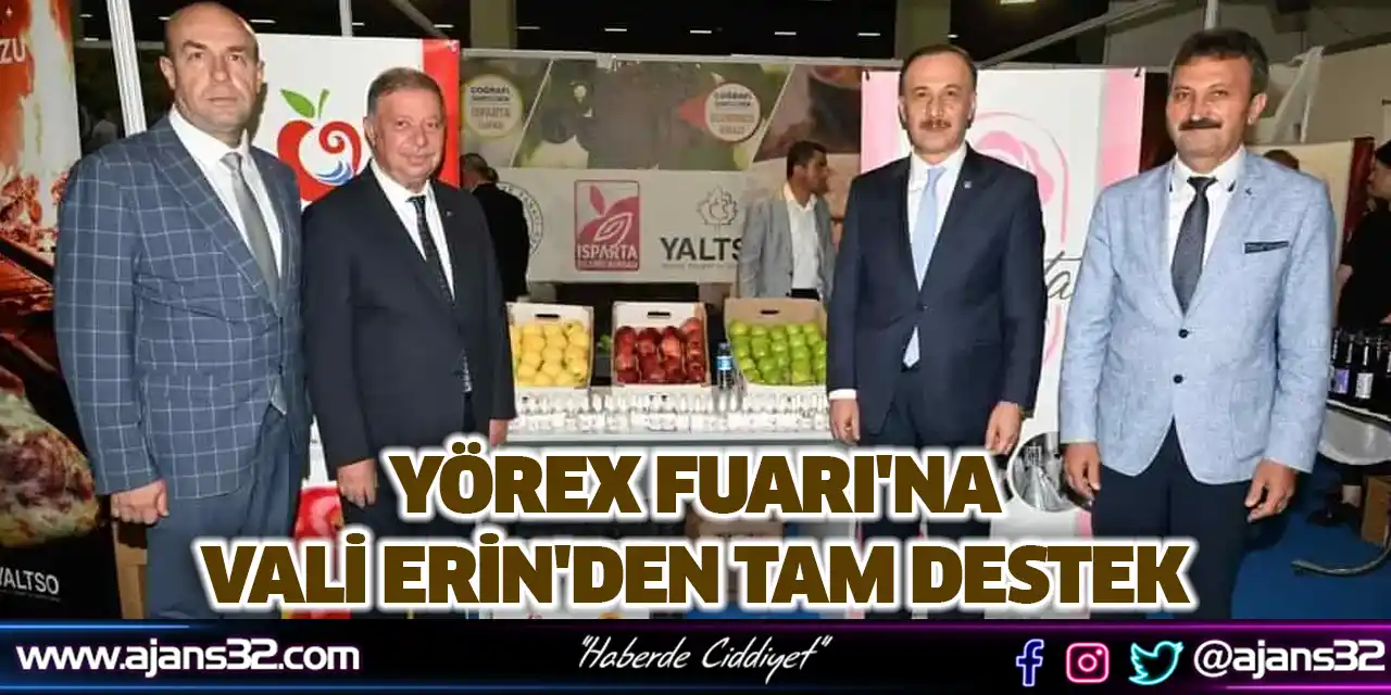 YÖREX Fuarı'na Vali Erin'den Tam Destek