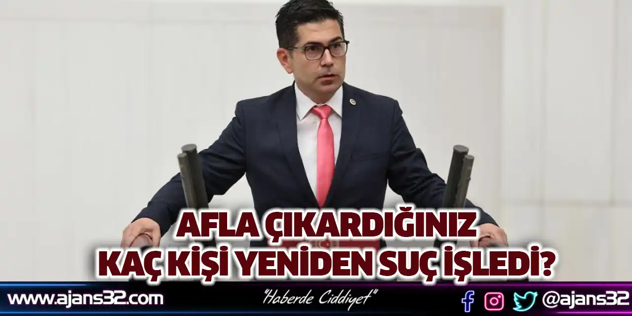 Afla Çıkardığınız Kaç Kişi Yeniden Suç İşledi?