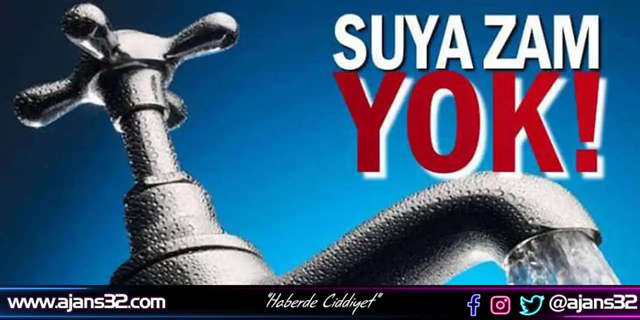 Suya Zam Yapılmayacak