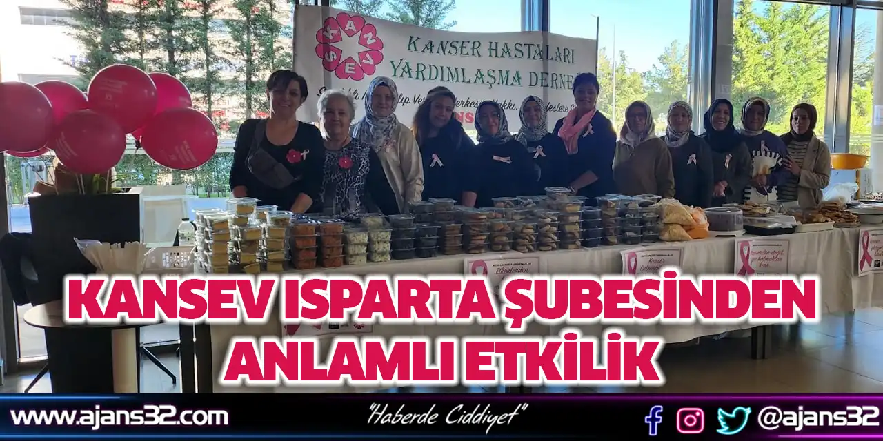 Kansev Isparta Şubesinden Anlamlı Etkinlik