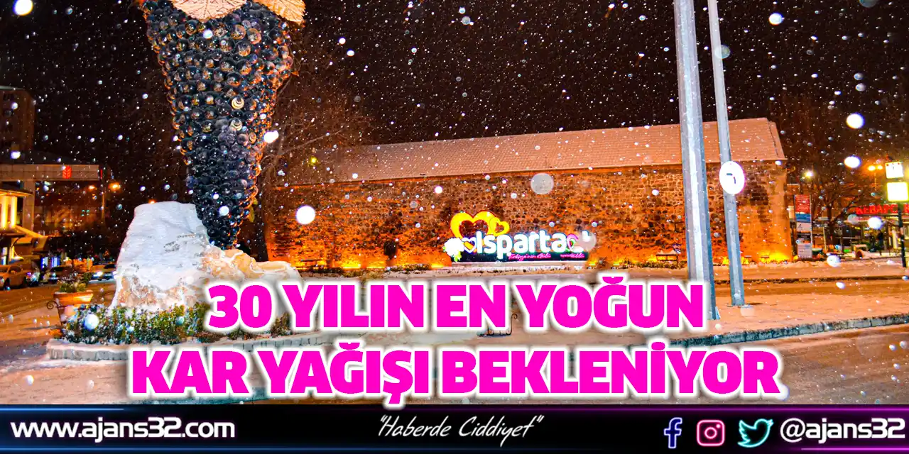 30 Yılın En Yoğun Kar Yağışı Bekleniyor