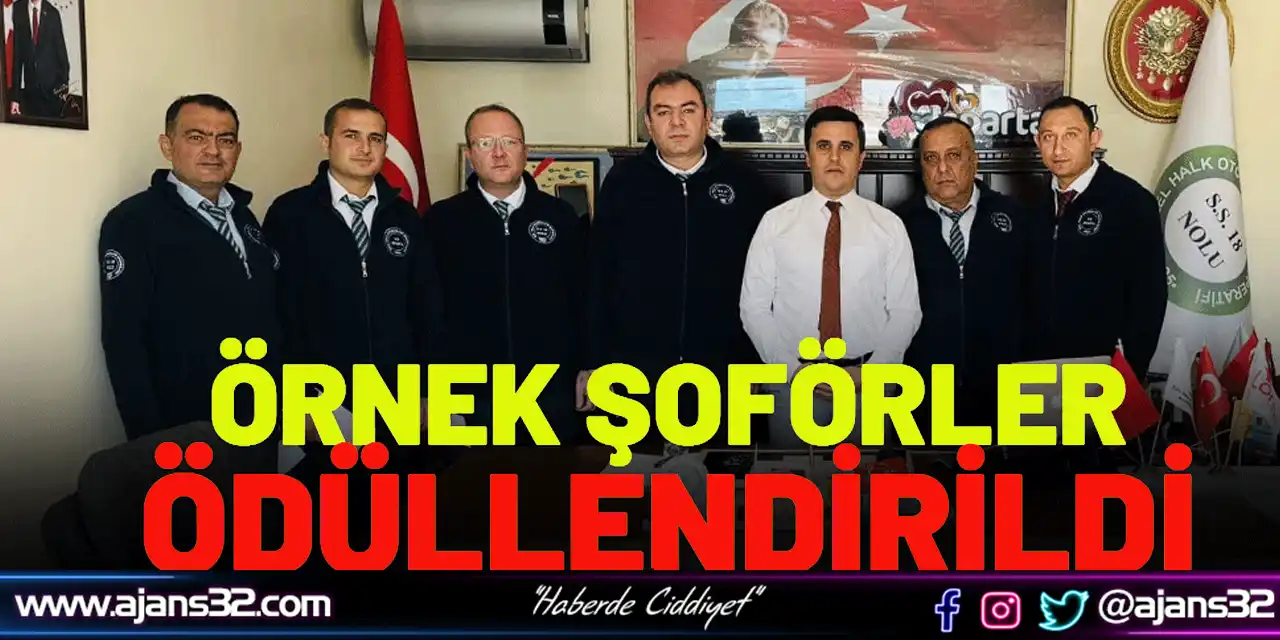 Örnek Şoförler Ödüllendirildi