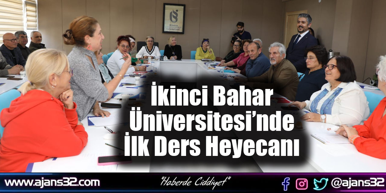 İkinci Bahar Üniversitesi’nde İlk Ders Heyecanı