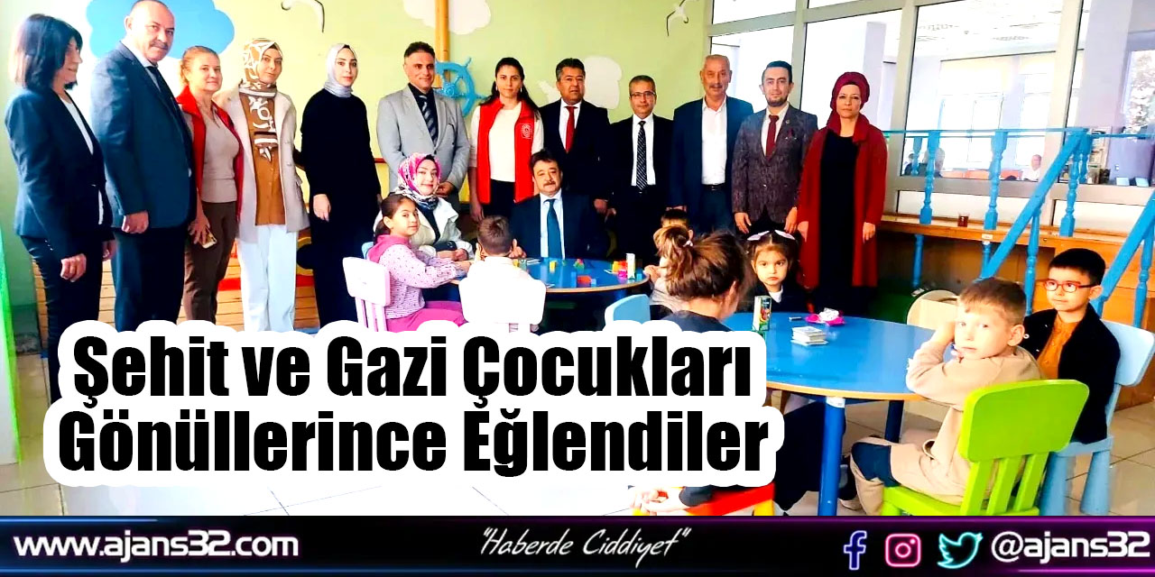 Şehit ve Gazi Çocukları Gönüllerince Eğlendiler