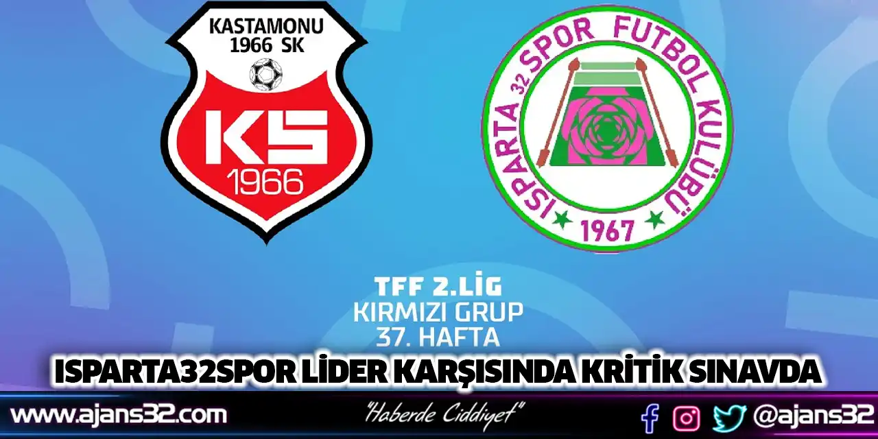 Isparta32spor Lider Karşısında Kritik Bir Sınavda