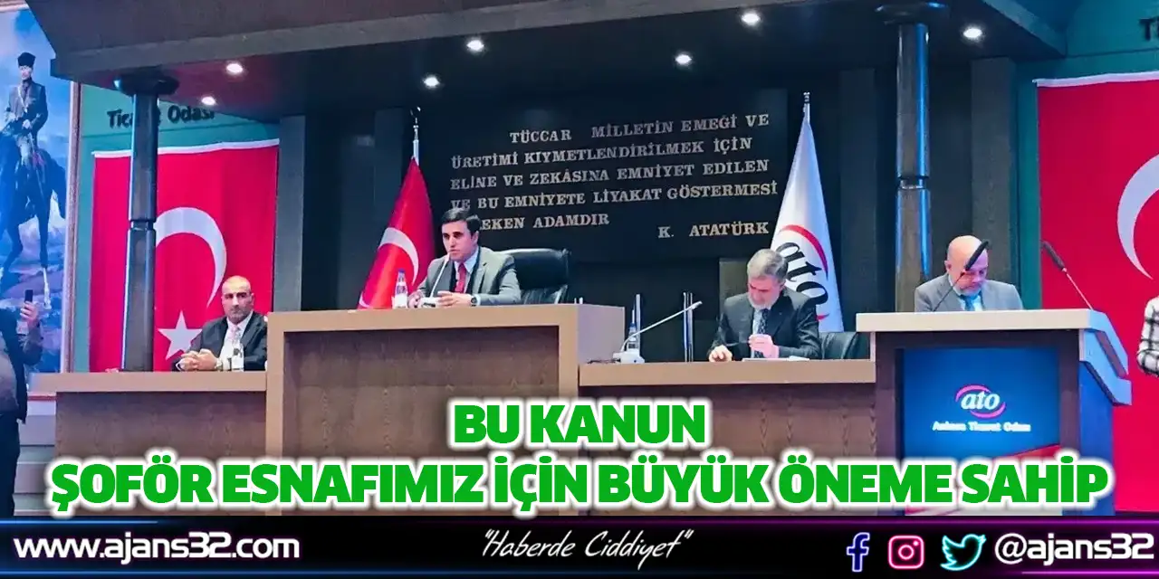 Bu Kanun, Şoför Esnafımız İçin Büyük Öneme Sahip