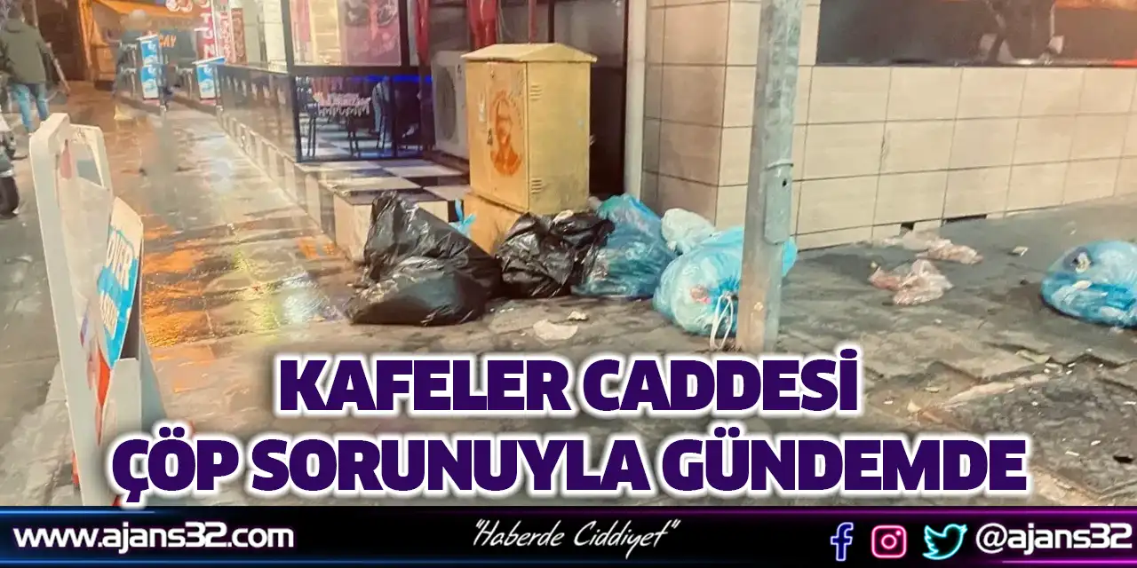 Kafeler Caddesi Çöp Sorunuyla Gündemde