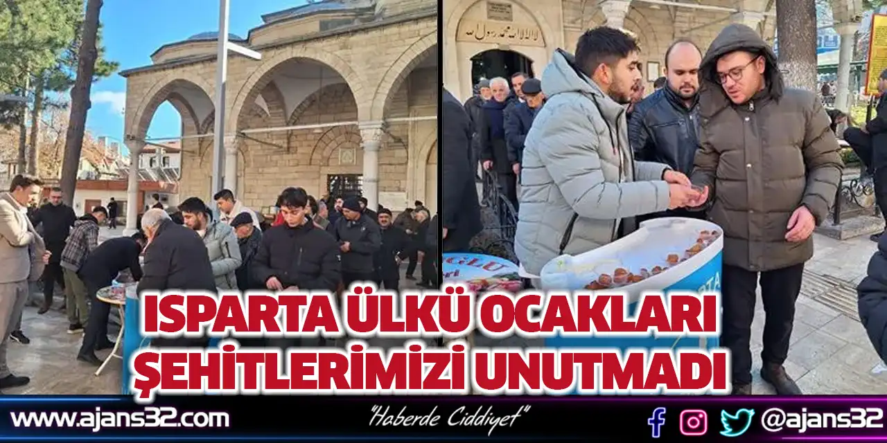 Isparta Ülkü Ocakları Şehitlerimizi Unutmadı