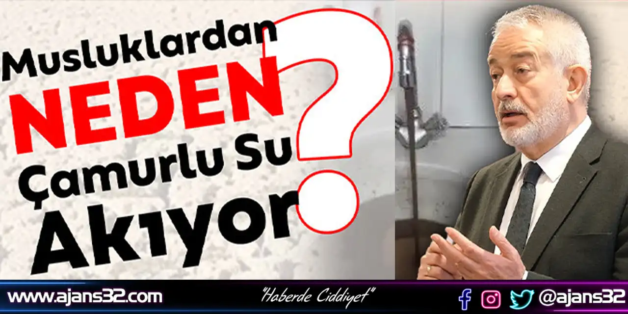 Isparta'da Musluklardan Neden Çamurlu Su Akıyor? (Video)