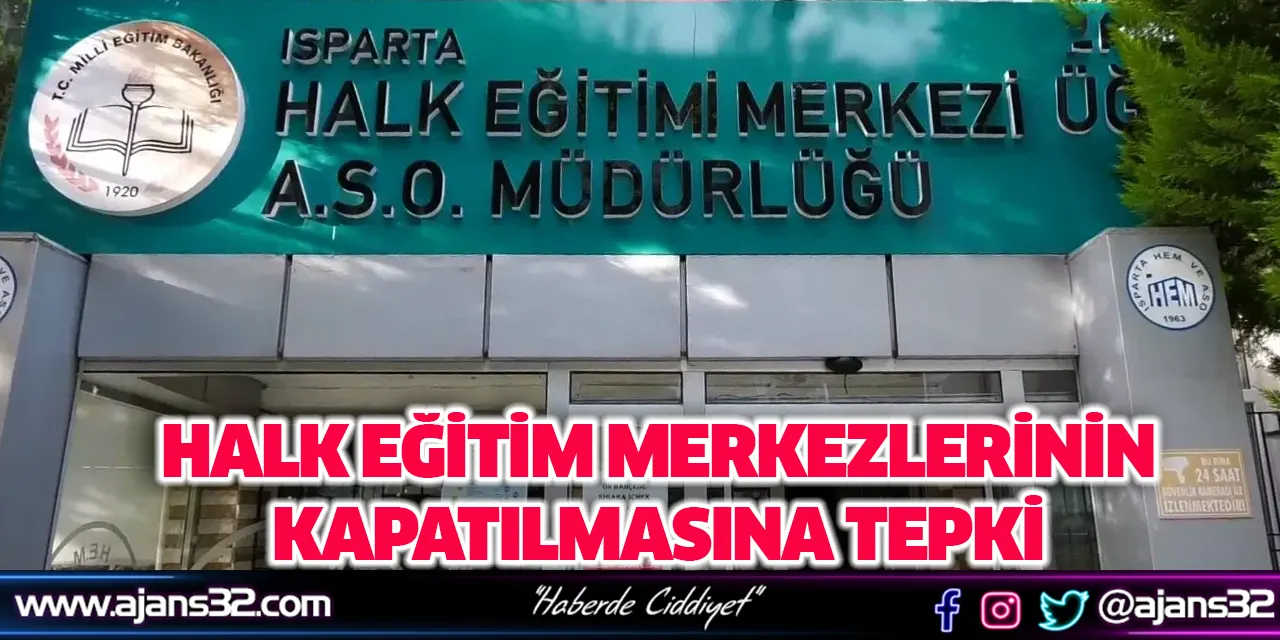 Halk Eğitim Merkezlerinin Kapatılmasına Tepki