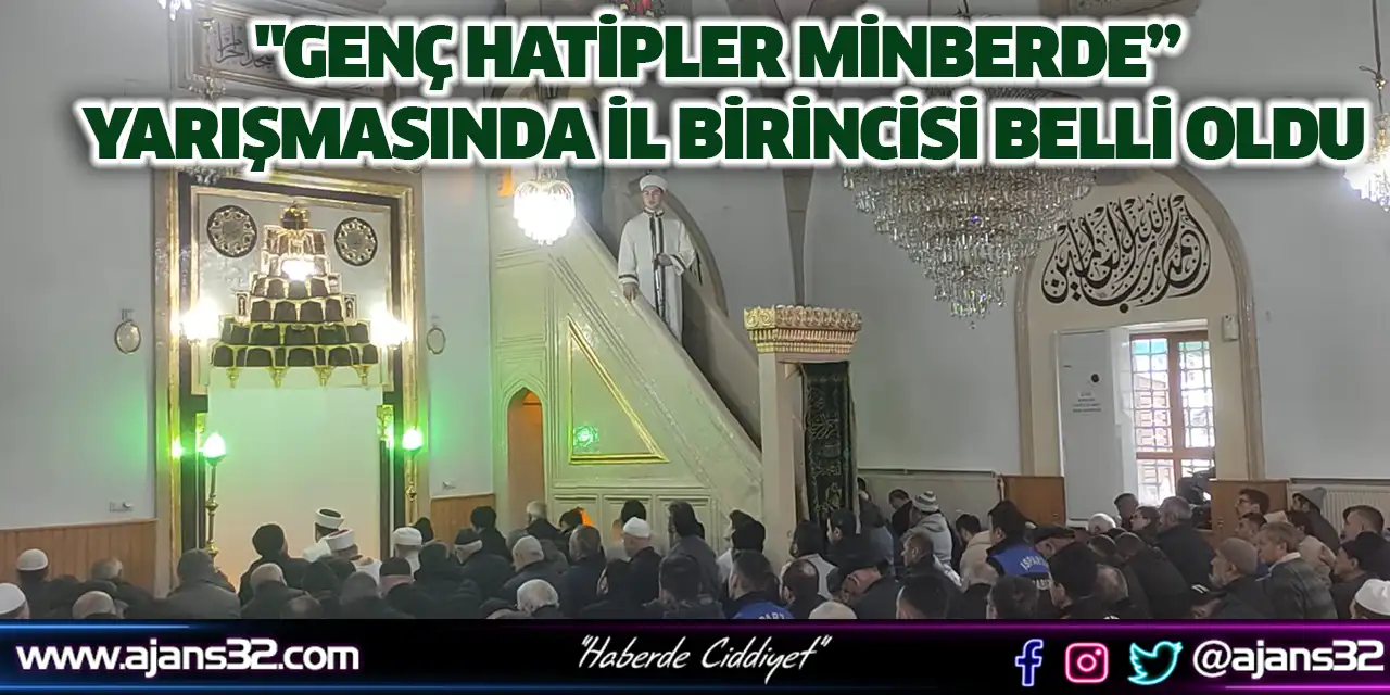 "Genç Hatipler Minberde" Yarışmasında İl Birincisi Belli Oldu