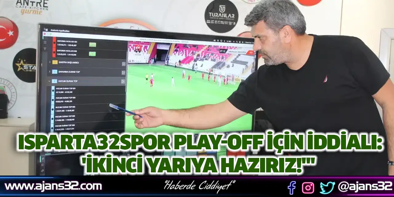 Isparta32Spor Play-Off İçin İddialı: 'İkinci Yarıya Hazırız!'"