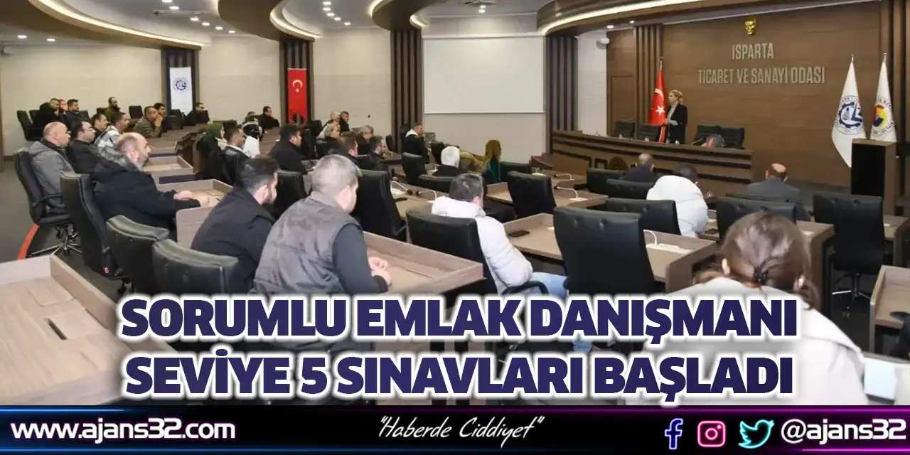 Sorumlu Emlak Danışmanı Seviye 5 Sınavları Başladı