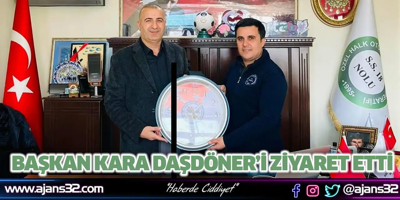 Başkan Kara Isparta’da Daşdöner’i Ziyaret Etti