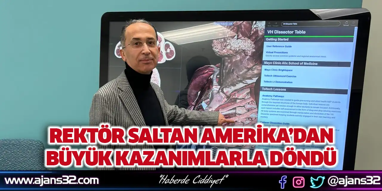 Rektör Saltan Amerika’dan Büyük Kazanımlarla Döndü