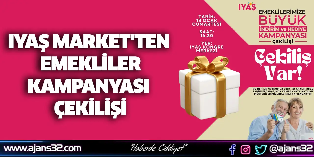 IYAŞ Market'ten Emekliler Kampanyası Çekilişi