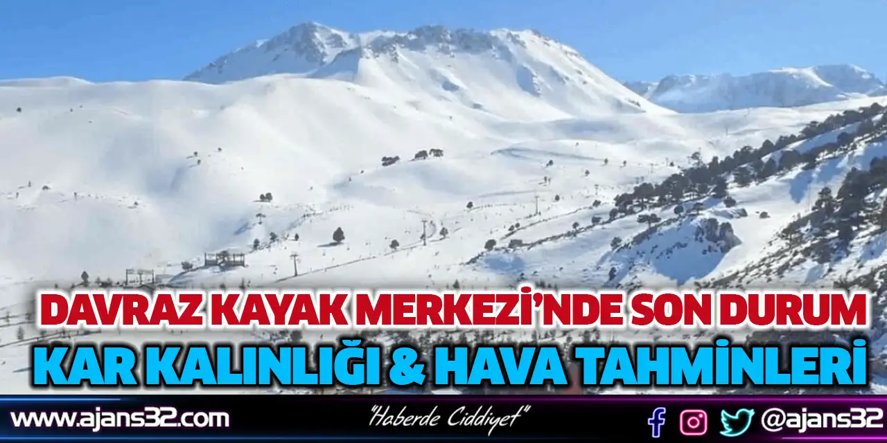 Davraz Kayak Merkezi'nde Son Durum