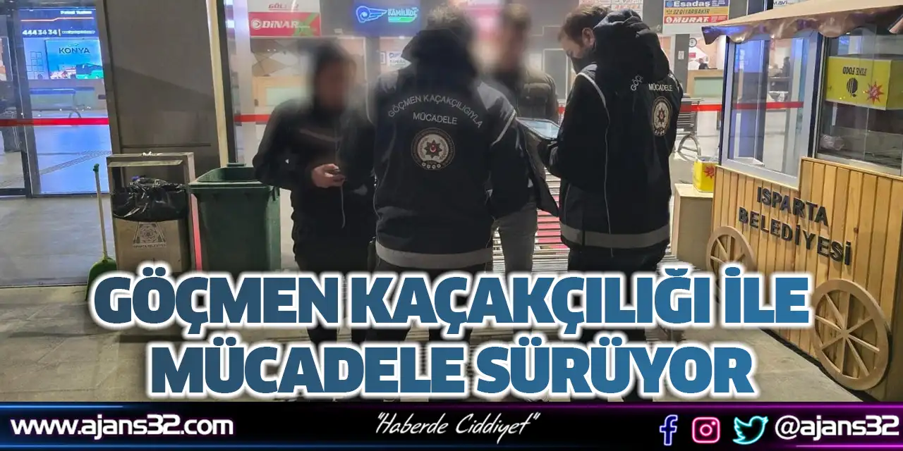 Göçmen Kaçakçılığı İle Mücadele Sürüyor