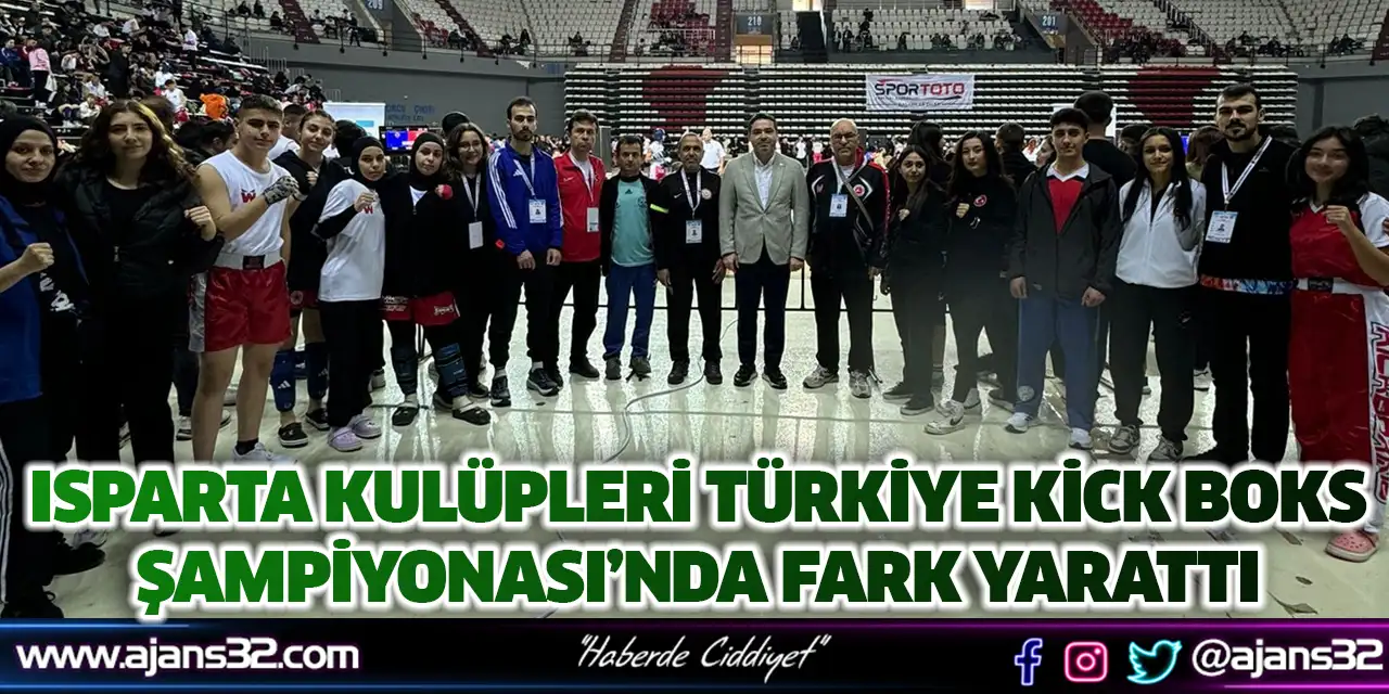 Isparta Kulüpleri Türkiye Kick Boks Şampiyonası’nda Fark Yarattı