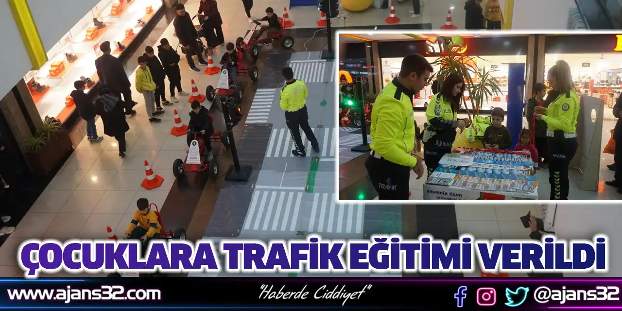 Çocuklara Trafik Eğitimi Verildi