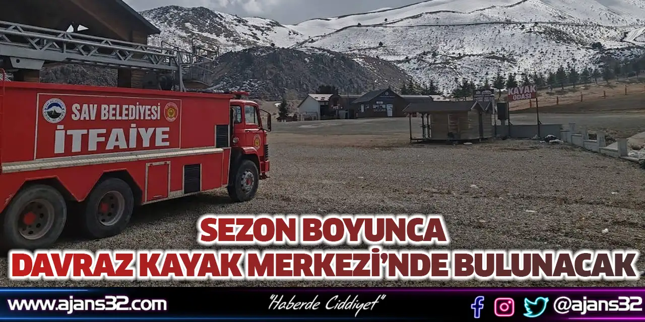 Sezon Boyunca Davraz Kayak Merkezi’nde Bulunacak