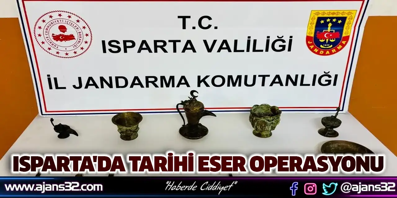 Isparta'da Tarihi Eser Operasyonu