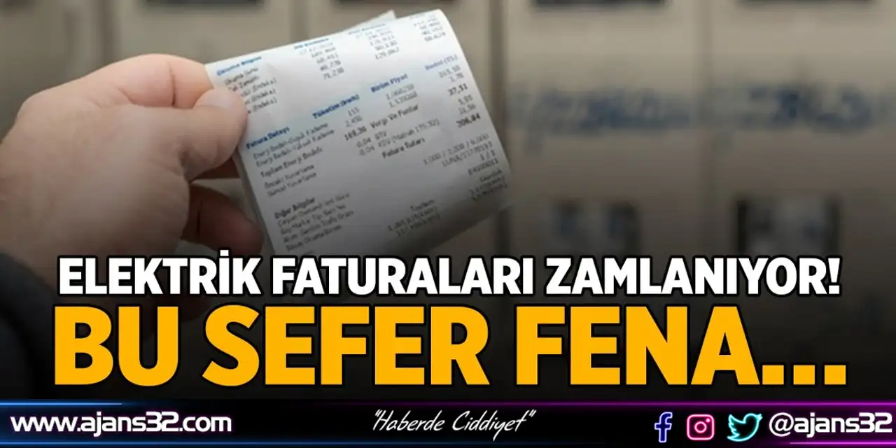 Elektrik Faturaları Zamlanıyor