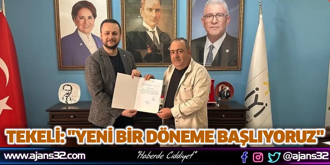 Tekeli: "Yeni Bir Döneme Başlıyoruz"