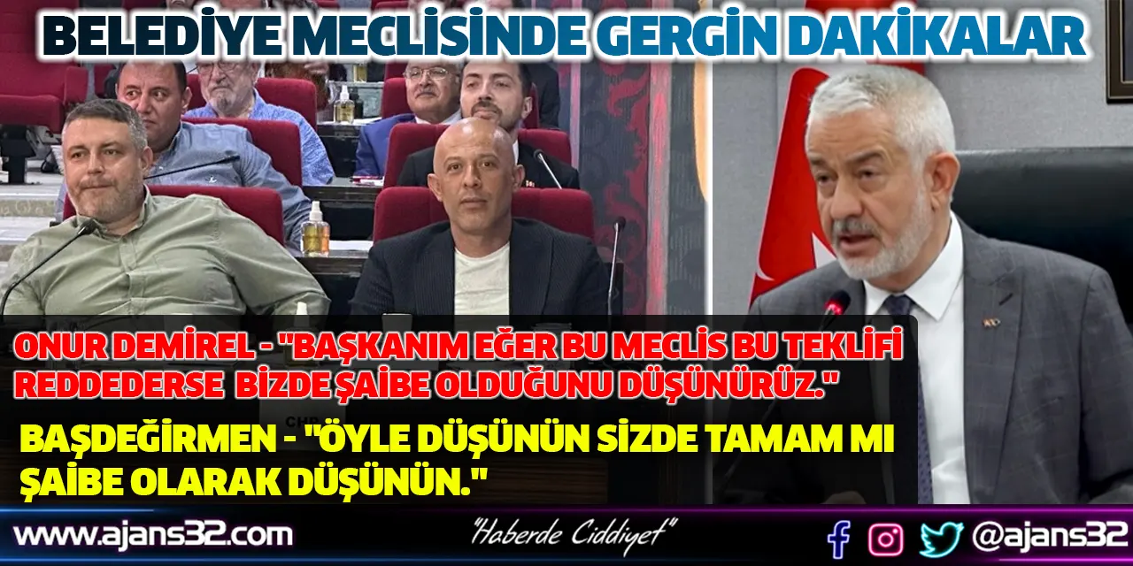 Belediye Meclisinde Gergin Dakikalar