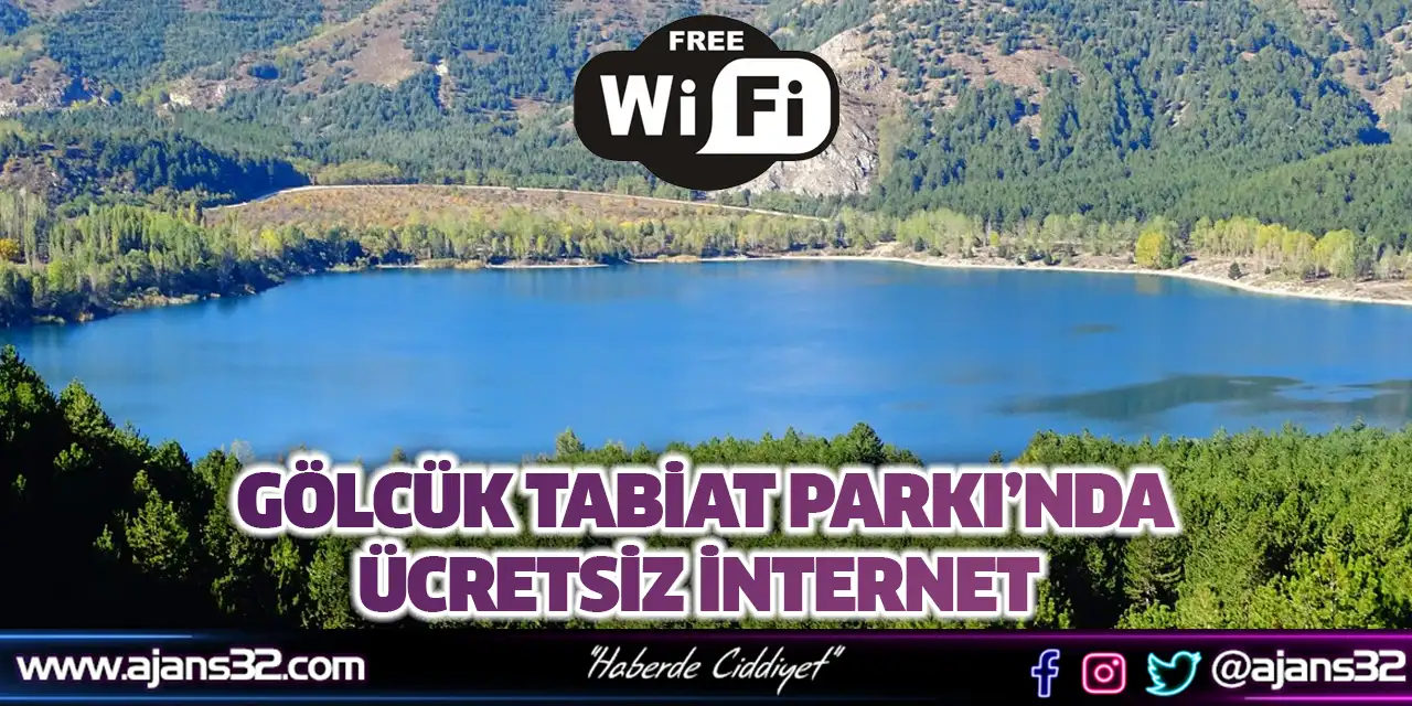 Gölcük Tabiat Parkı’nda Ücretsiz İnternet