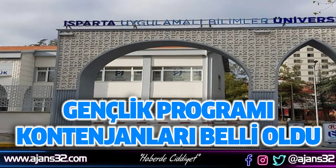 Gençlik Programı Kontenjanları Belli Oldu