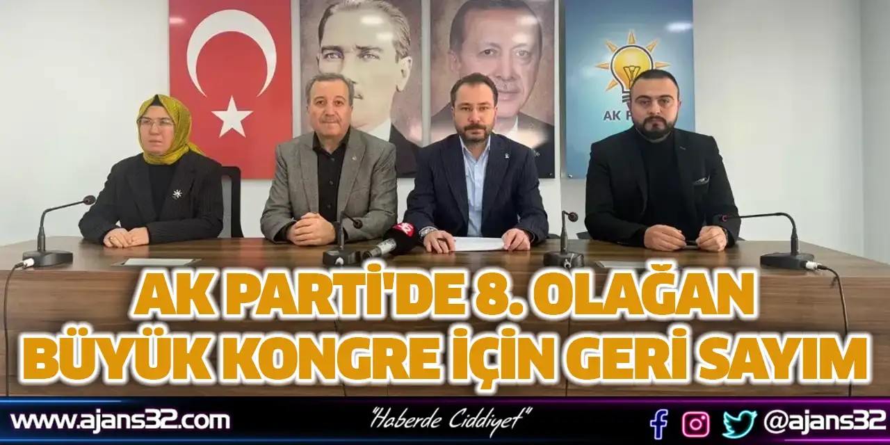 AK Parti'de 8. Olağan Büyük Kongre İçin Geri Sayım