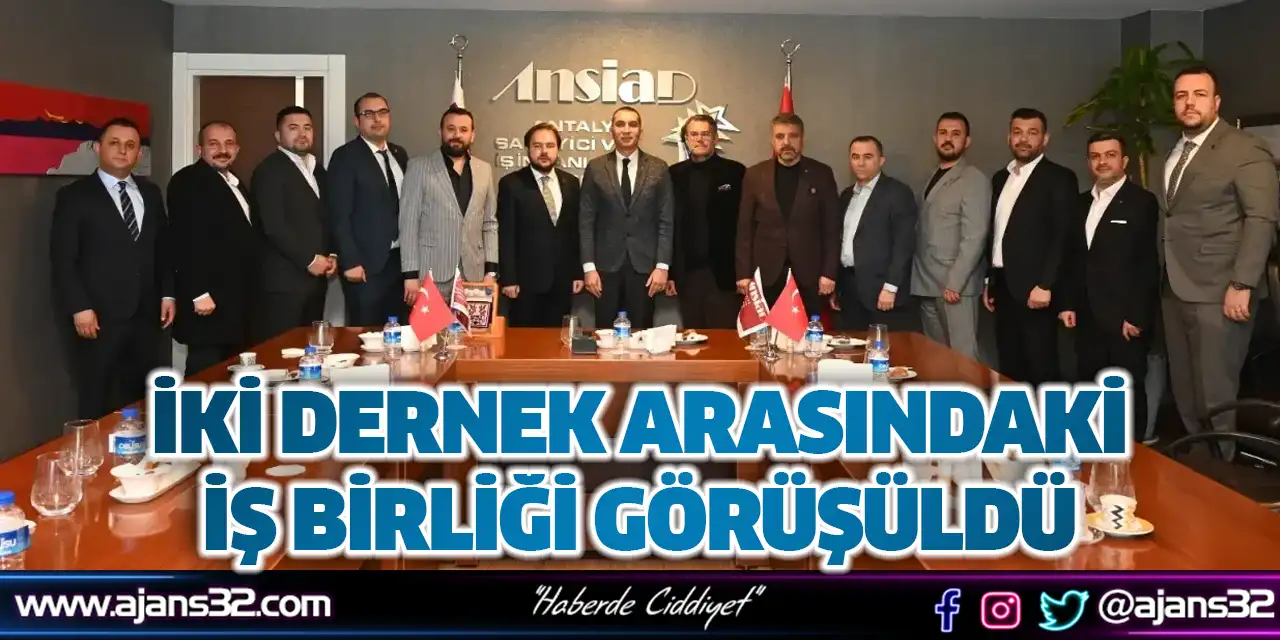 İki Dernek Arasındaki İş Birliği Görüşüldü