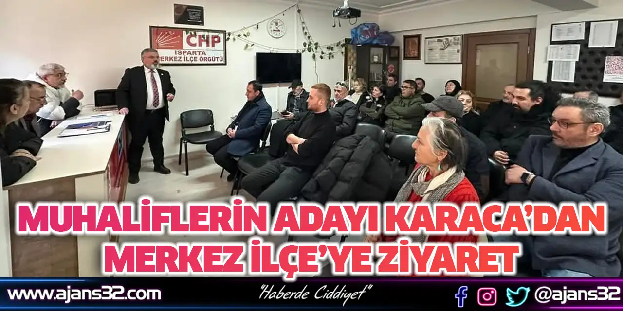 Muhaliflerin Adayı Karaca’dan Merkez İlçe’ye Ziyaret