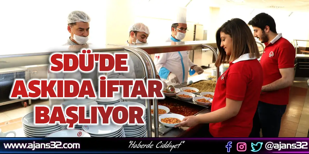 SDÜ'de Askıda İftar Başlıyor