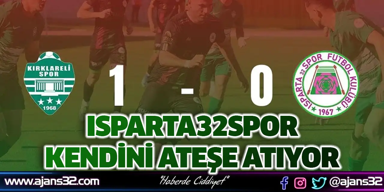 Isparta32spor Kendini Ateşe Atıyor