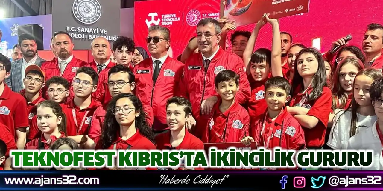 Teknofest Kıbrıs’ta İkincilik Gururu