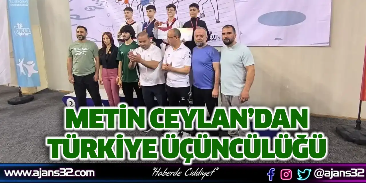 Metin Ceylan’dan Türkiye Üçüncülüğü
