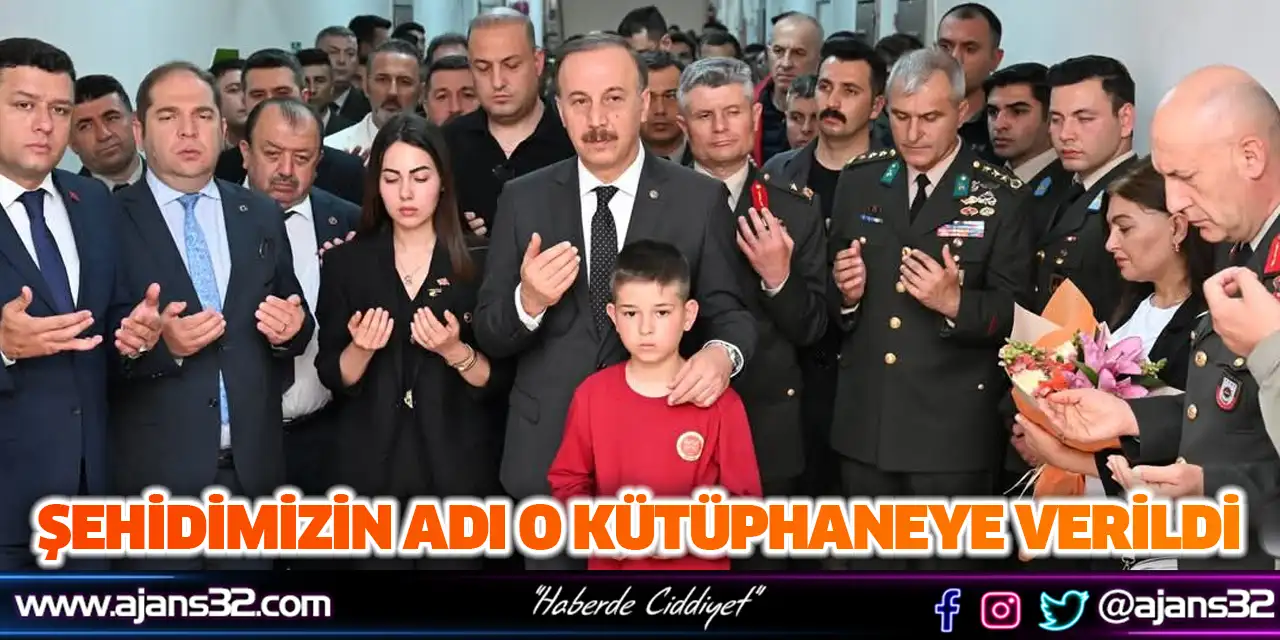 Şehidimizin Adı O Kütüphaneye Verildi