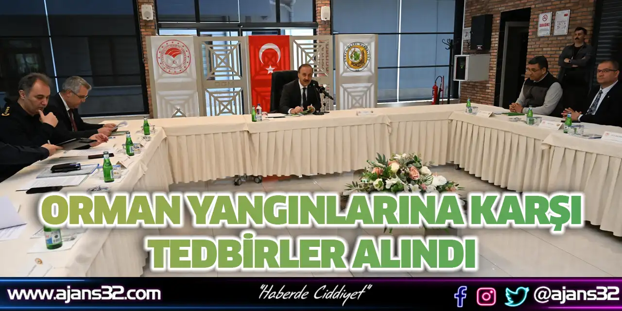 Orman Yangınlarına Karşı Tedbirler Alındı