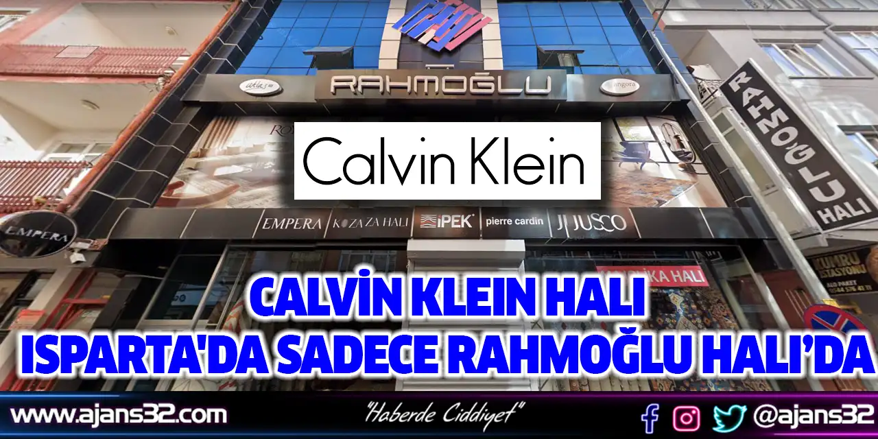 Calvin Klein Halı Isparta'da Sadece Rahmoğlu Halı’da
