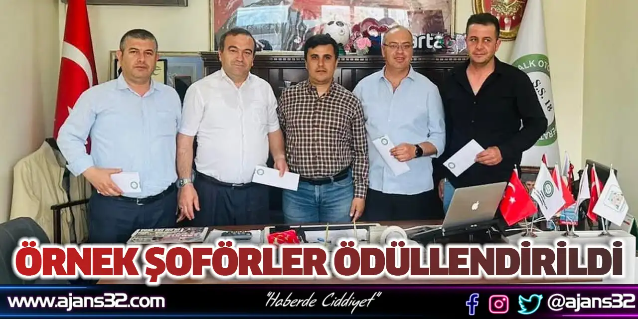 Örnek Şoförler Ödüllendirildi