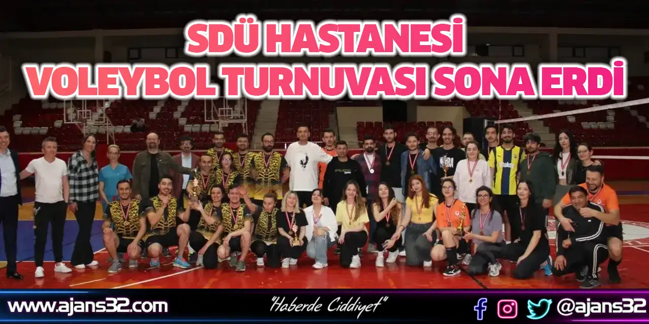 SDÜ Hastanesi Voleybol Turnuvası Sona Erdi