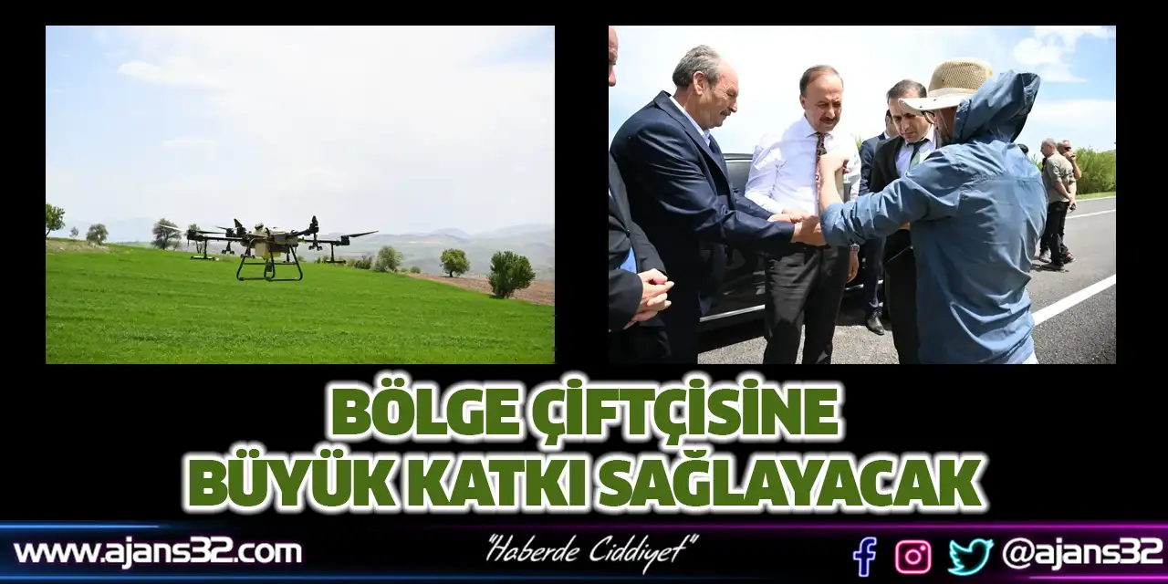 Bölge Çiftçisine Büyük Katkı Sağlayacak