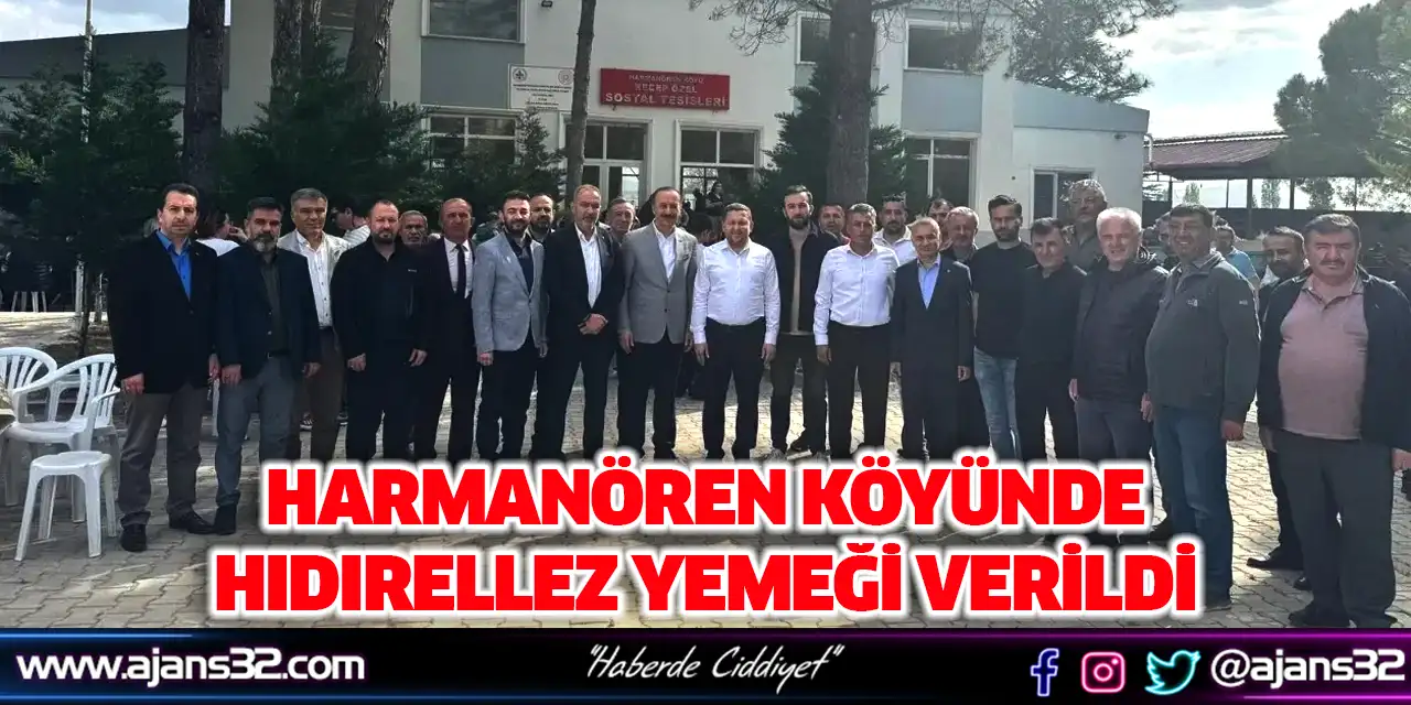 Harmanören Köyünde Hıdırellez Yemeği Verildi